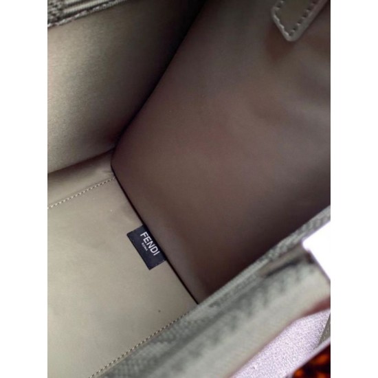 Replica Fendi Sunshine Medium Shopper Bag FF Fabric Green Fake Replica Fendi Sunshine Medium Shopper Bag FF Fabric Green Fake