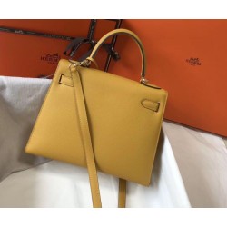 Replica Hermes Kelly 28cm Sellier Bag Yellow Epsom Fake Replica Hermes Kelly 28cm Sellier Bag Yellow Epsom Fake