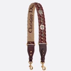 Replica Dior Oblique Shoulder Strap Bordeaux Fake