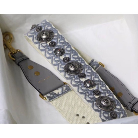 Replica Dior Oblique Shoulder Strap Grey Fake Replica Dior Oblique Shoulder Strap Grey Fake
