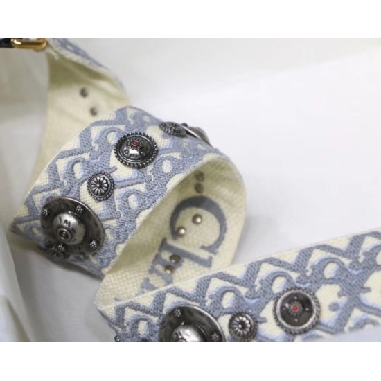 Replica Dior Oblique Shoulder Strap Grey Fake Replica Dior Oblique Shoulder Strap Grey Fake