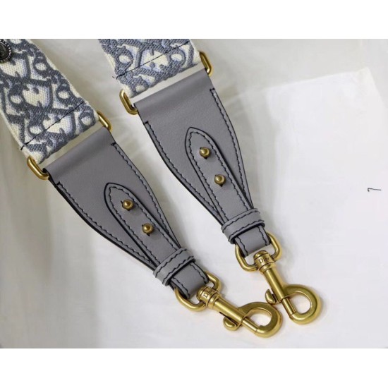Replica Dior Oblique Shoulder Strap Grey Fake Replica Dior Oblique Shoulder Strap Grey Fake