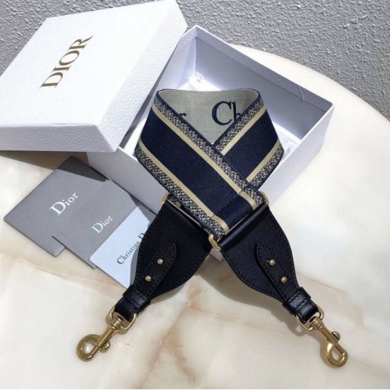 Replica Dior Blue Christian Dior Shoulder Strap Fake