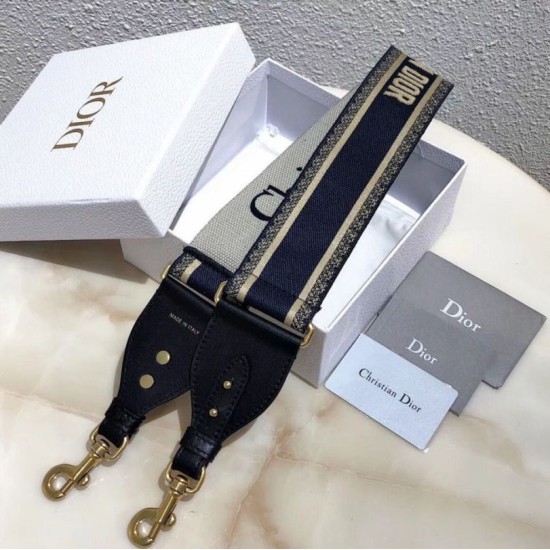 Replica Dior Blue Christian Dior Shoulder Strap Fake