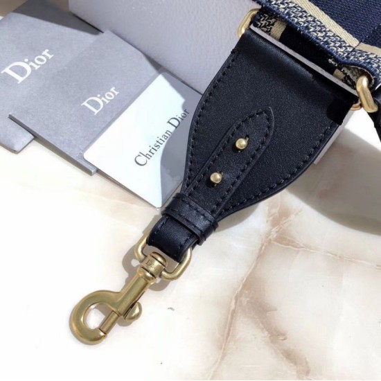 Replica Dior Blue Christian Dior Shoulder Strap Fake
