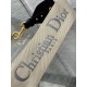 Replica Dior Shoulder Strap with Ring Embroidery Canvas Grey Fake Replica Dior Shoulder Strap with Ring Embroidery Canvas Grey Fake