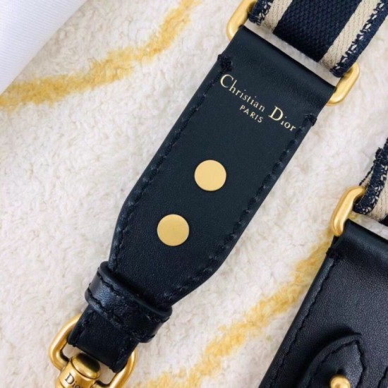 Replica Dior Embroidery Adjustable Shoulder Strap Blue Fake Replica Dior Embroidery Adjustable Shoulder Strap Blue Fake
