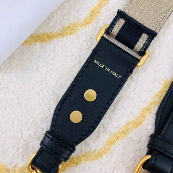 Replica Dior Embroidery Adjustable Shoulder Strap Blue Fake Replica Dior Embroidery Adjustable Shoulder Strap Blue Fake