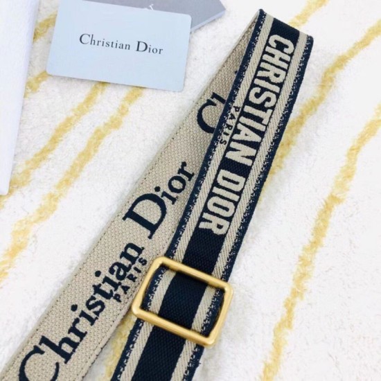 Replica Dior Embroidery Adjustable Shoulder Strap Blue Fake Replica Dior Embroidery Adjustable Shoulder Strap Blue Fake