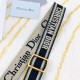 Replica Dior Embroidery Adjustable Shoulder Strap Blue Fake Replica Dior Embroidery Adjustable Shoulder Strap Blue Fake