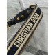 Replica Dior Adjustable Shoulder Strap with Ring Embroidery Black Fake Replica Dior Adjustable Shoulder Strap with Ring Embroidery Black Fake