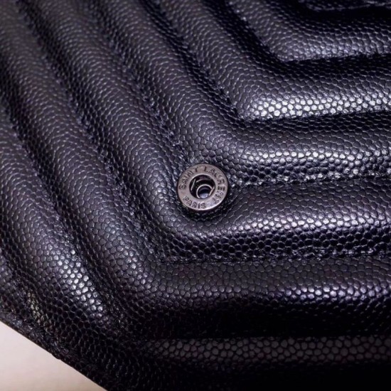 Replica YSL Saint Laurent WOC Envelope Chain Wallet All Black Fake Replica YSL Saint Laurent WOC Envelope Chain Wallet All Black Fake