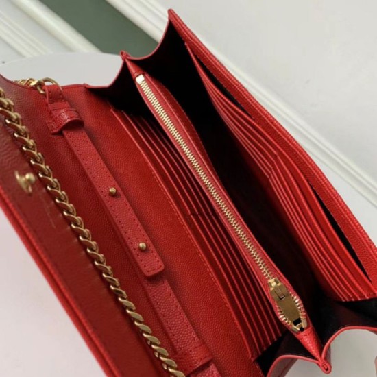 Replica YSL Saint Laurent WOC Monogram Chain Wallet Red Fake Replica YSL Saint Laurent WOC Monogram Chain Wallet Red Fake