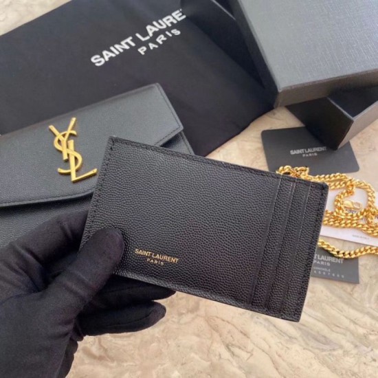 Replica YSL Saint Laurent WOC Uptown Chain Wallet Black Fake Replica YSL Saint Laurent WOC Uptown Chain Wallet Black Fake