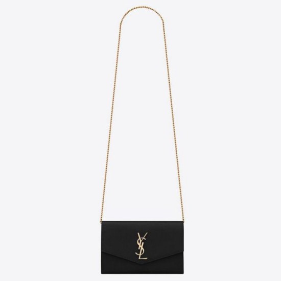 Replica YSL Saint Laurent WOC Uptown Chain Wallet Black Fake Replica YSL Saint Laurent WOC Uptown Chain Wallet Black Fake
