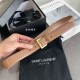 Replica YSL Saint Laurent Cassandre Square Buckle Belt 30MM Beige Fake Replica YSL Saint Laurent Cassandre Square Buckle Belt 30MM Beige Fake