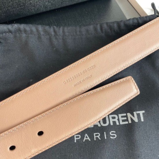 Replica YSL Saint Laurent Cassandre Square Buckle Belt 30MM Beige Fake Replica YSL Saint Laurent Cassandre Square Buckle Belt 30MM Beige Fake