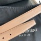 Replica YSL Saint Laurent Cassandre Square Buckle Belt 30MM Beige Fake Replica YSL Saint Laurent Cassandre Square Buckle Belt 30MM Beige Fake