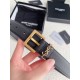 Replica YSL Saint Laurent Cassandre Square Buckle Belt 30MM Black Fake Replica YSL Saint Laurent Cassandre Square Buckle Belt 30MM Black Fake