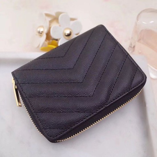 Replica YSL Saint Laurent Compact Zip Around Wallet Black Fake Replica YSL Saint Laurent Compact Zip Around Wallet Black Fake