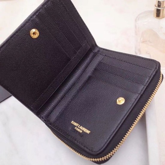 Replica YSL Saint Laurent Compact Zip Around Wallet Black Fake Replica YSL Saint Laurent Compact Zip Around Wallet Black Fake