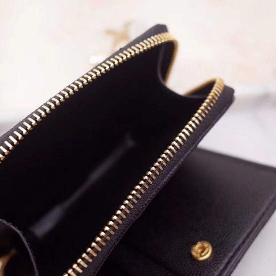 Replica YSL Saint Laurent Compact Zip Around Wallet Black Fake Replica YSL Saint Laurent Compact Zip Around Wallet Black Fake
