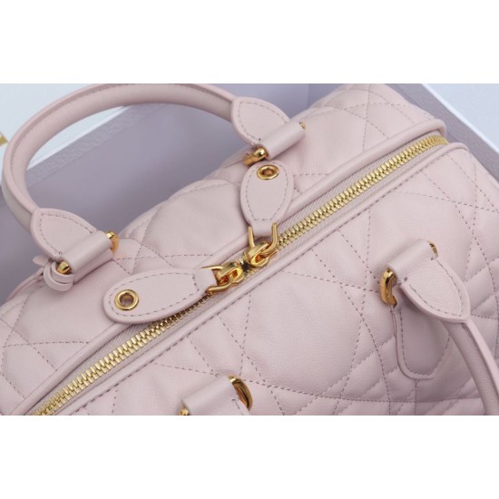 Replica Dior Groove 25 Bag in Biscuit Macrocannage Pink Replica Dior Groove 25 Bag in Biscuit Macrocannage Pink