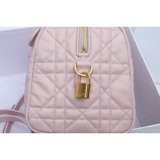 Replica Dior Groove 25 Bag in Biscuit Macrocannage Pink Replica Dior Groove 25 Bag in Biscuit Macrocannage Pink