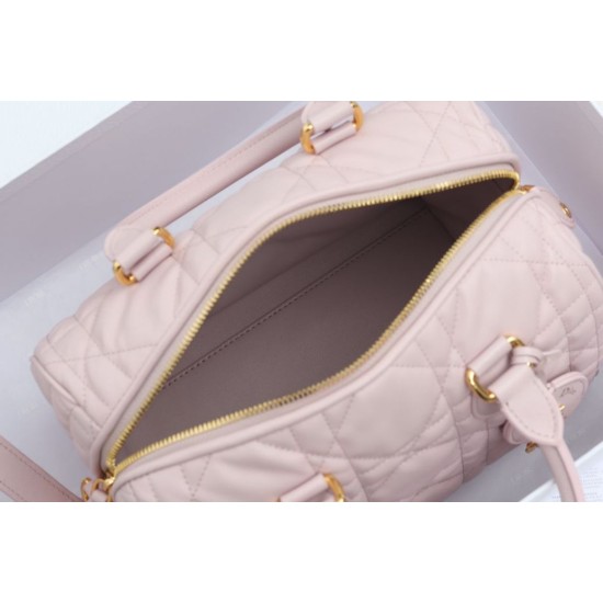 Replica Dior Groove 25 Bag in Biscuit Macrocannage Pink Replica Dior Groove 25 Bag in Biscuit Macrocannage Pink