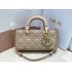 Replica Dior Small Lady D-Joy Dior Bag Cannage Apricot Replica Dior Small Lady D-Joy Dior Bag Cannage Apricot