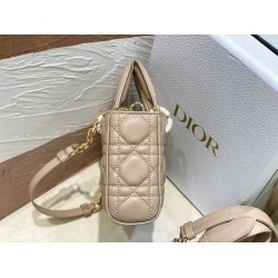 Replica Dior Small Lady D-Joy Dior Bag Cannage Apricot Replica Dior Small Lady D-Joy Dior Bag Cannage Apricot