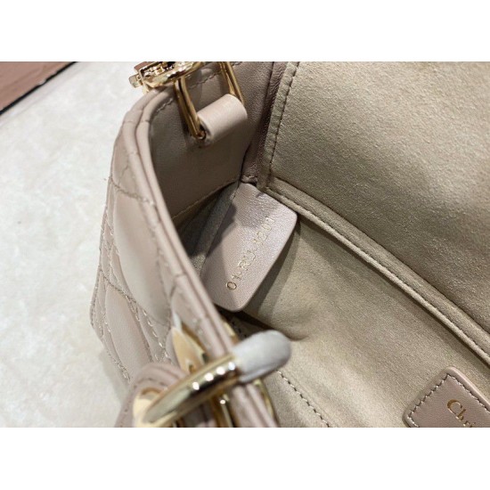 Replica Dior Small Lady D-Joy Dior Bag Cannage Apricot Replica Dior Small Lady D-Joy Dior Bag Cannage Apricot