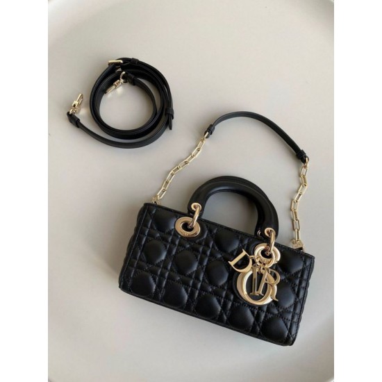Replica Dior Small Lady D-Joy Dior Bag Cannage Black Replica Dior Small Lady D-Joy Dior Bag Cannage Black
