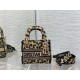 Replica Dior Mini Lady D-Lite Bag Multicolor Mizza Embroidery Beige Replica Dior Mini Lady D-Lite Bag Multicolor Mizza Embroidery Beige