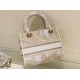 Replica Dior Medium Lady D-Lite Bag Jardin d'Hiver Embroidery Gold Replica Dior Medium Lady D-Lite Bag Jardin d'Hiver Embroidery Gold