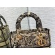 Replica Dior Medium Lady D-Lite Bag Toile de Jouy Embroidery Brown Replica Dior Medium Lady D-Lite Bag Toile de Jouy Embroidery Brown