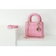Replica Dior Mini Lady Dior Bag Cannage Pink