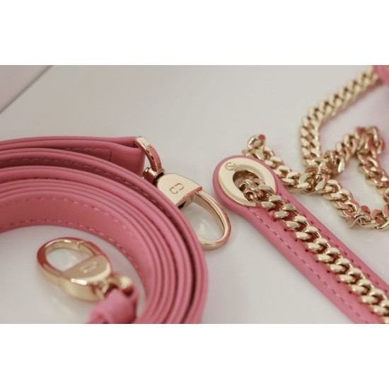 Replica Dior Mini Lady Dior Bag Cannage Pink