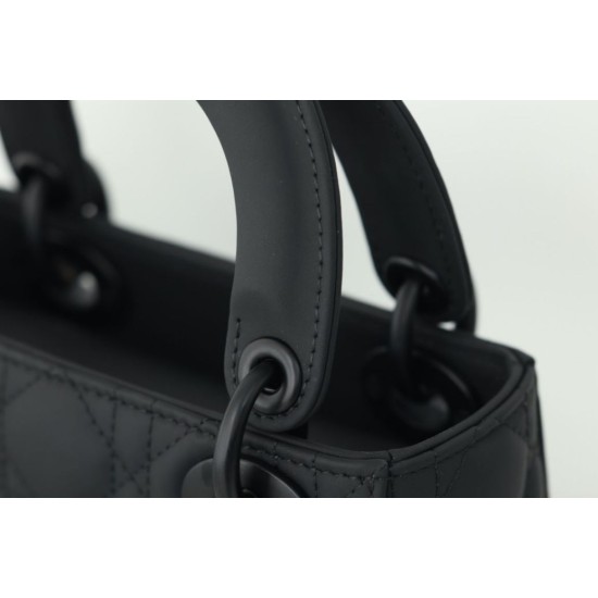 Replica Dior Mini Lady Dior Bag Cannage Black