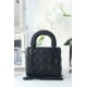 Replica Dior Mini Lady Dior Bag Cannage Black