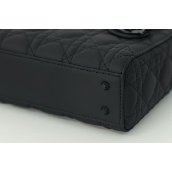 Replica Dior Mini Lady Dior Bag Cannage Black