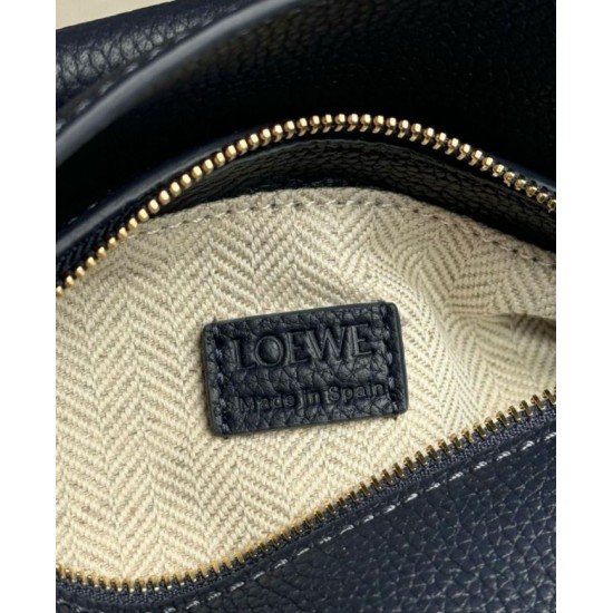 Replica Loewe Puzzle Mini Bag Navy Blue Grained Calfskin Replica Loewe Puzzle Mini Bag Navy Blue Grained Calfskin
