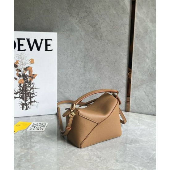 Replica Loewe Puzzle Mini Bag Toffee Grained Calfskin Replica Loewe Puzzle Mini Bag Toffee Grained Calfskin