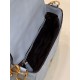 Replica Fendi Medium Baguette Bag FF Nappa Blue Replica Fendi Medium Baguette Bag FF Nappa Blue