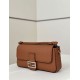Replica Fendi Medium Baguette Selleria bag with 612 hand-sewn topstitche Brown Replica Fendi Medium Baguette Selleria bag with 612 hand-sewn topstitche Brown