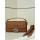 Replica Fendi Medium Baguette Selleria bag with 612 hand-sewn topstitche Brown Replica Fendi Medium Baguette Selleria bag with 612 hand-sewn topstitche Brown
