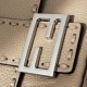 Replica Fendi Medium Baguette Selleria bag with 612 hand-sewn topstitche Gray Replica Fendi Medium Baguette Selleria bag with 612 hand-sewn topstitche Gray