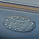 Replica Fendi Medium Baguette Selleria bag with 612 hand-sewn topstitche Blue Replica Fendi Medium Baguette Selleria bag with 612 hand-sewn topstitche Blue