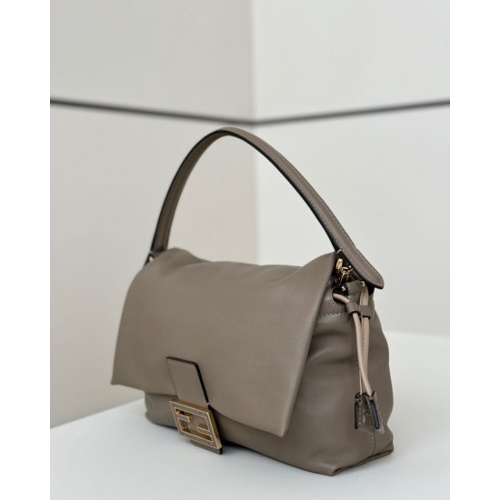 Replica Fendi Mamma Baguette Medium/Large Bag Nappa Gray Replica Fendi Mamma Baguette Medium/Large Bag Nappa Gray
