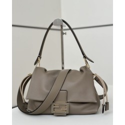 Replica Fendi Mamma Baguette Medium/Large Bag Nappa Gray